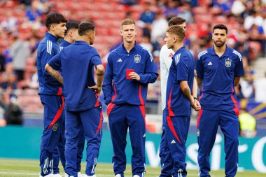 Dani Olmo, İspanya ve Fransa milli takımları arasında oynanan 2025 UEFA Uluslar Ligi yarı final maçında görüldü (Maciej Rogowski)