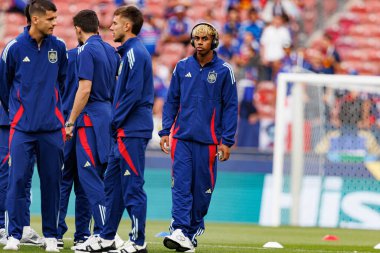 Lamine Yamal, İspanya ve Fransa milli takımları arasında oynanan 2025 UEFA Uluslar Ligi yarı final maçında görüldü (Maciej Rogowski)