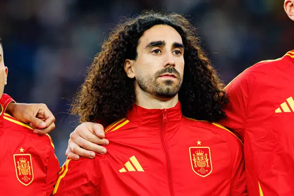 Marc Cucurella, İspanya ve Fransa milli takımları arasında oynanan 2025 UEFA Uluslar Ligi yarı final maçında görüldü (Maciej Rogowski)