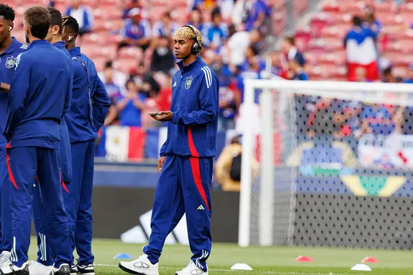 Lamine Yamal, İspanya ve Fransa milli takımları arasında oynanan 2025 UEFA Uluslar Ligi yarı final maçında görüldü (Maciej Rogowski)