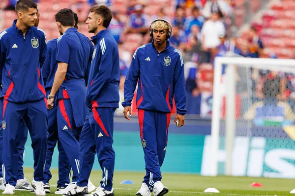 Lamine Yamal, İspanya ve Fransa milli takımları arasında oynanan 2025 UEFA Uluslar Ligi yarı final maçında görüldü (Maciej Rogowski)