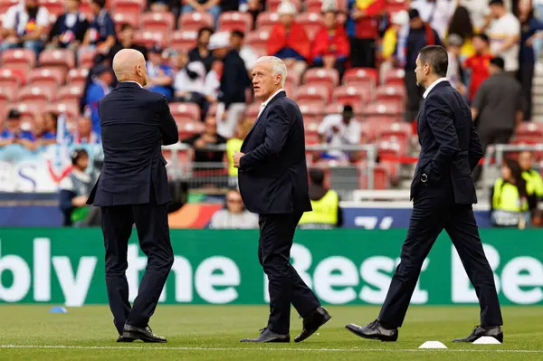 Didier Deschamps, İspanya ve Fransa milli takımları arasında oynanan 2025 UEFA Uluslar Ligi yarı final maçında görüldü (Maciej Rogowski)