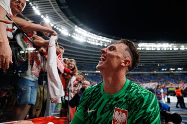 Marcin Bulka, Polonya ve Moldova milli takımları arasında oynanan uluslararası dostluk maçı sırasında görüldü (Maciej Rogowski)