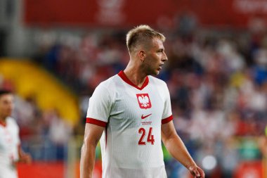 Polonya ve Moldova milli takımları arasında oynanan uluslararası dostluk maçında Mateusz Skrzypczak görüldü (Maciej Rogowski)