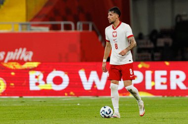 Jakub Moder, Polonya ve Moldova milli takımları arasında oynanan uluslararası dostluk maçı sırasında görüldü (Maciej Rogowski)