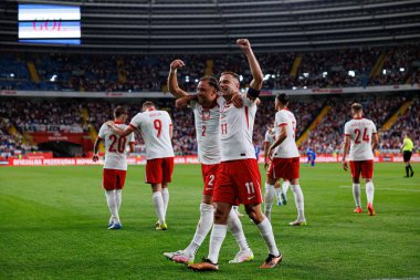 Matty Cash ve Kamil Grosicki, Polonya milli takımları ile Moldova (Maciej Rogowski)