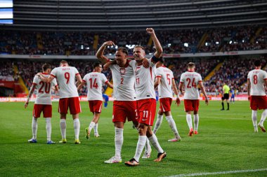 Matty Cash ve Kamil Grosicki, Polonya milli takımları ile Moldova (Maciej Rogowski)