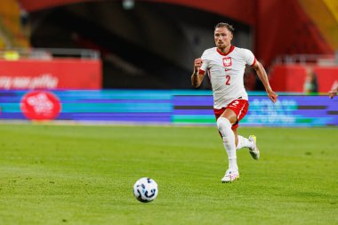 Matty Cash, Polonya ve Moldova milli takımları arasında oynanan uluslararası dostluk maçı sırasında görüldü (Maciej Rogowski)