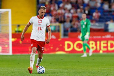 Polonya ve Moldova milli takımları arasında oynanan uluslararası dostluk maçında Mateusz Skrzypczak görüldü (Maciej Rogowski)