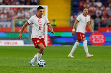 Bartosz Slisz, Polonya ve Moldova milli takımları arasında oynanan uluslararası dostluk maçı sırasında görüldü (Maciej Rogowski)