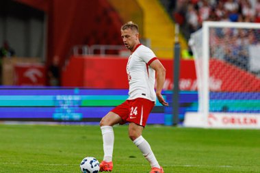Polonya ve Moldova milli takımları arasında oynanan uluslararası dostluk maçında Mateusz Skrzypczak görüldü (Maciej Rogowski)