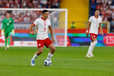 Bartosz Slisz, Polonya ve Moldova milli takımları arasında oynanan uluslararası dostluk maçı sırasında görüldü (Maciej Rogowski)