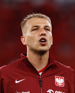 Polonya ve Moldova milli takımları arasında oynanan uluslararası dostluk maçında Mateusz Skrzypczak görüldü (Maciej Rogowski)