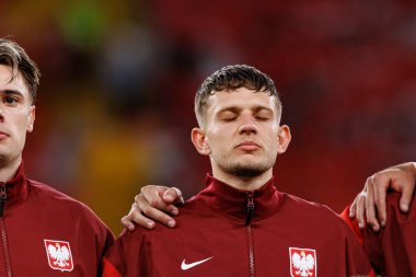 Sebastian Szymanski, Polonya ve Moldova milli takımları arasında oynanan uluslararası dostluk maçı sırasında görüldü (Maciej Rogowski)