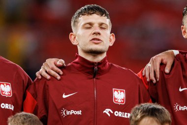 Sebastian Szymanski, Polonya ve Moldova milli takımları arasında oynanan uluslararası dostluk maçı sırasında görüldü (Maciej Rogowski)