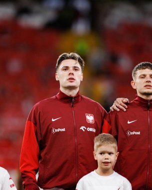 Nicola Zalewski, Polonya ve Moldova milli takımları arasında oynanan uluslararası dostluk maçı sırasında görüldü (Maciej Rogowski))