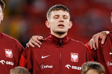 Sebastian Szymanski, Polonya ve Moldova milli takımları arasında oynanan uluslararası dostluk maçı sırasında görüldü (Maciej Rogowski)