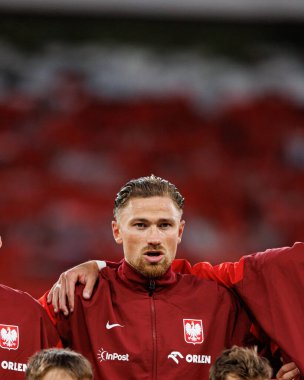 Matty Cash, Polonya ve Moldova milli takımları arasında oynanan uluslararası dostluk maçı sırasında görüldü (Maciej Rogowski)