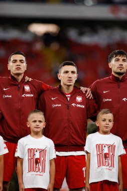 Polonya ve Moldova milli takımları arasında oynanan uluslararası dostluk maçında Jakub Kiwior, Bartosz Slisz ve Jakub Moder görüldü (Maciej Rogowski)