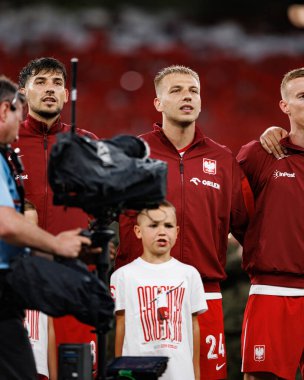 Polonya ve Moldova milli takımları arasında oynanan uluslararası dostluk maçında Mateusz Skrzypczak görüldü (Maciej Rogowski)