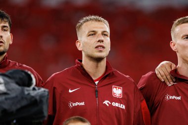 Polonya ve Moldova milli takımları arasında oynanan uluslararası dostluk maçında Mateusz Skrzypczak görüldü (Maciej Rogowski)