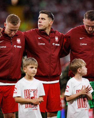 Polonya ve Moldova milli takımları arasında oynanan uluslararası dostluk maçında Adam Buksa, Jan Bednarek ve Marcin Bulka görüldü (Maciej Rogowski)