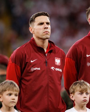 Jan Bednarek, Polonya ve Moldova milli takımları arasında oynanan uluslararası dostluk maçı sırasında görüldü (Maciej Rogowski)