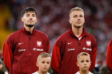 Jakub Moder ve Mateusz Skrzypczak, Polonya ve Moldova milli takımları arasında oynanan uluslararası dostluk maçı sırasında görüldü (Maciej Rogowski)