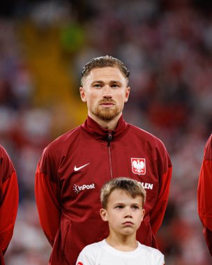 Matty Cash, Polonya ve Moldova milli takımları arasında oynanan uluslararası dostluk maçı sırasında görüldü (Maciej Rogowski)