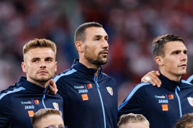 Polonya ve Moldova milli takımları arasında oynanan uluslararası dostluk maçında Artur Ionita görüldü (Maciej Rogowski)