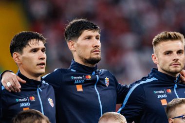 Victor Mudrac, Polonya ve Moldova milli takımları arasında oynanan uluslararası dostluk maçı sırasında görüldü (Maciej Rogowski)