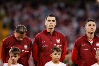 Jakub Kiwior, Polonya ve Moldova milli takımları arasında oynanan uluslararası dostluk maçı sırasında görüldü (Maciej Rogowski)