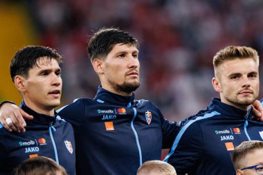 Victor Mudrac, Polonya ve Moldova milli takımları arasında oynanan uluslararası dostluk maçı sırasında görüldü (Maciej Rogowski)