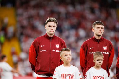 Nicola Zalewski, Polonya ve Moldova milli takımları arasında oynanan uluslararası dostluk maçı sırasında görüldü (Maciej Rogowski))