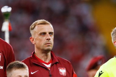 Kamil Grosicki, Polonya ve Moldova milli takımları arasında oynanan uluslararası dostluk maçı sırasında görüldü (Maciej Rogowski))