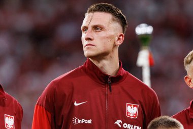 Marcin Bulka, Polonya ve Moldova milli takımları arasında oynanan uluslararası dostluk maçı sırasında görüldü (Maciej Rogowski)