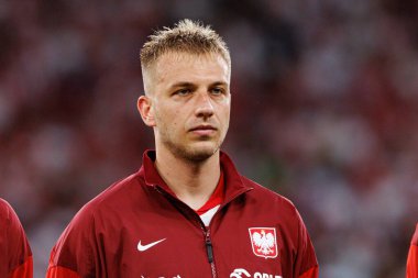 Polonya ve Moldova milli takımları arasında oynanan uluslararası dostluk maçında Mateusz Skrzypczak görüldü (Maciej Rogowski)