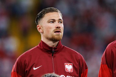 Matty Cash, Polonya ve Moldova milli takımları arasında oynanan uluslararası dostluk maçı sırasında görüldü (Maciej Rogowski)