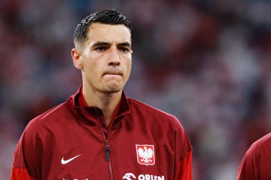 Jakub Kiwior, Polonya ve Moldova milli takımları arasında oynanan uluslararası dostluk maçı sırasında görüldü (Maciej Rogowski)