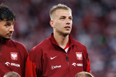 Polonya ve Moldova milli takımları arasında oynanan uluslararası dostluk maçında Mateusz Skrzypczak görüldü (Maciej Rogowski)