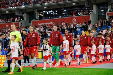 Marcin Bulka, Polonya ve Moldova milli takımları arasında oynanan uluslararası dostluk maçı sırasında görüldü (Maciej Rogowski)