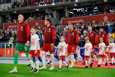 Marcin Bulka, Jan Bednarek ve Adam Buksa, Polonya ve Moldova milli takımları arasında oynanan uluslararası dostluk maçında görüldü (Maciej Rogowski)