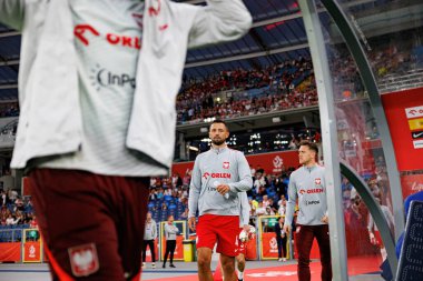 Polonya ve Moldova milli takımları arasında oynanan uluslararası dostluk maçında Mateusz Wieteska görüldü (Maciej Rogowski)