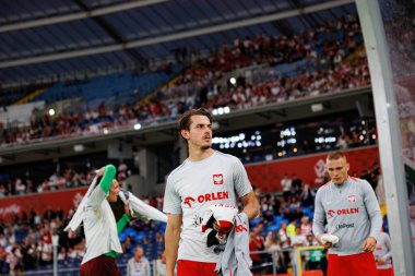 Jakub Kaminski, Polonya ve Moldova milli takımları arasında oynanan uluslararası dostluk maçı sırasında görüldü (Maciej Rogowski))