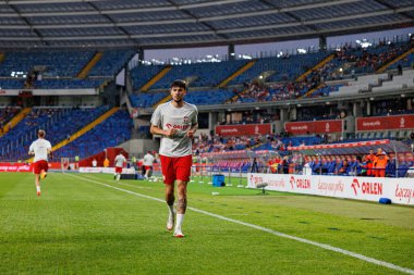 Jakub Moder, Polonya ve Moldova milli takımları arasında oynanan uluslararası dostluk maçı sırasında görüldü (Maciej Rogowski)