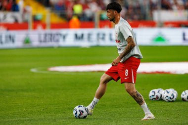 Jakub Moder, Polonya ve Moldova milli takımları arasında oynanan uluslararası dostluk maçı sırasında görüldü (Maciej Rogowski)