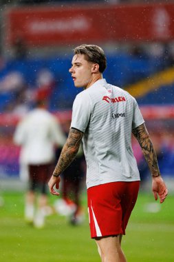 Nicola Zalewski, Polonya ve Moldova milli takımları arasında oynanan uluslararası dostluk maçı sırasında görüldü (Maciej Rogowski))