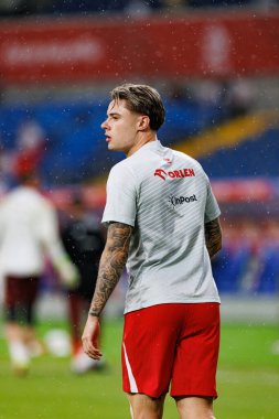 Nicola Zalewski, Polonya ve Moldova milli takımları arasında oynanan uluslararası dostluk maçı sırasında görüldü (Maciej Rogowski))