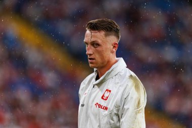 Marcin Bulka, Polonya ve Moldova milli takımları arasında oynanan uluslararası dostluk maçı sırasında görüldü (Maciej Rogowski)