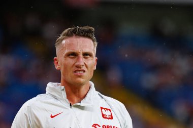 Marcin Bulka, Polonya ve Moldova milli takımları arasında oynanan uluslararası dostluk maçı sırasında görüldü (Maciej Rogowski)